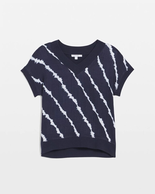 Zenergy Tie-Dye Gauze Top - image 5
